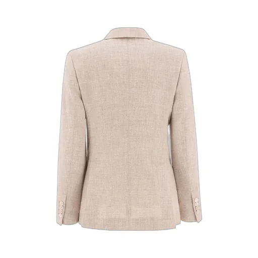 Max Mara Targa Double-Breasted Long-Sleeved Jacket