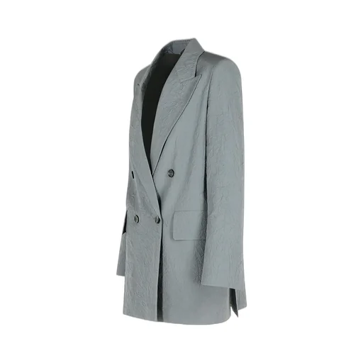 Max Mara Abavo Double-Breasted Long-Sleeved Jacket