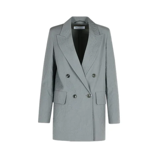 Max Mara Abavo Double-Breasted Long-Sleeved Jacket