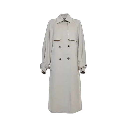 Max Mara Double-Breasted Long-Sleeved Coat