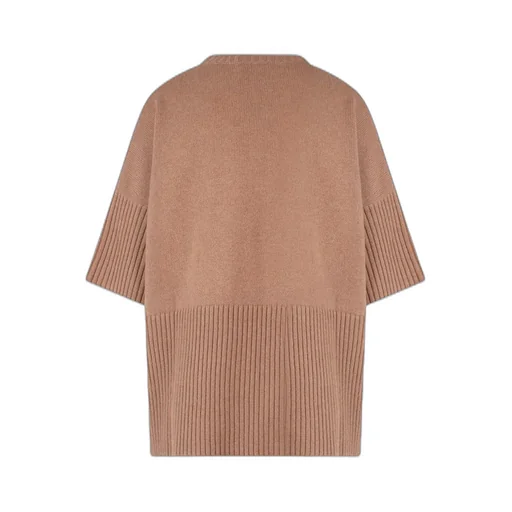 Max Mara Oversized Crewneck Knitted T-Shirt