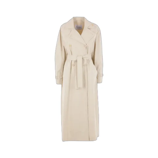Max Mara Ronco Belted Button-Up Trench Coat