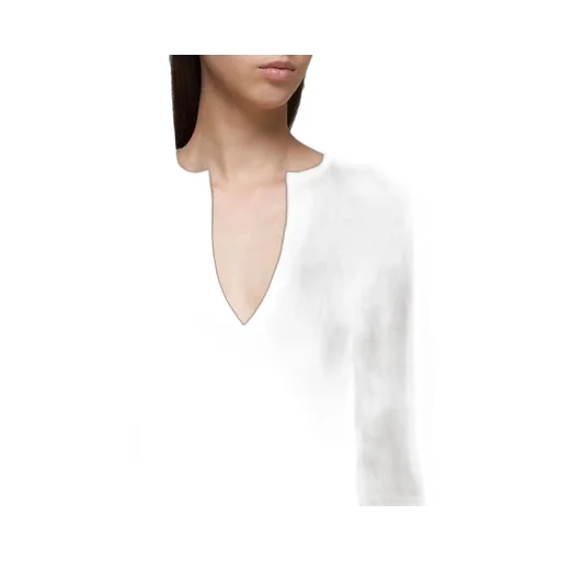 Max Mara V-Neck Long-Sleeved Top