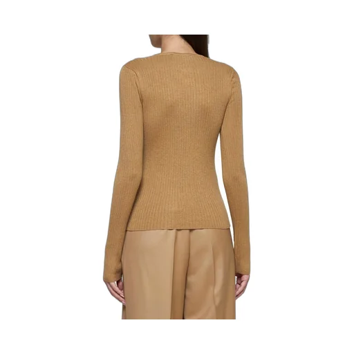 Max Mara V-Neck Long-Sleeved Top