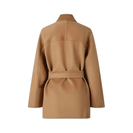 Max Mara Lembi Button-Up Belted Coat