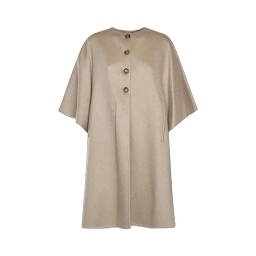 Max Mara Short-Sleeved Crewneck Coat