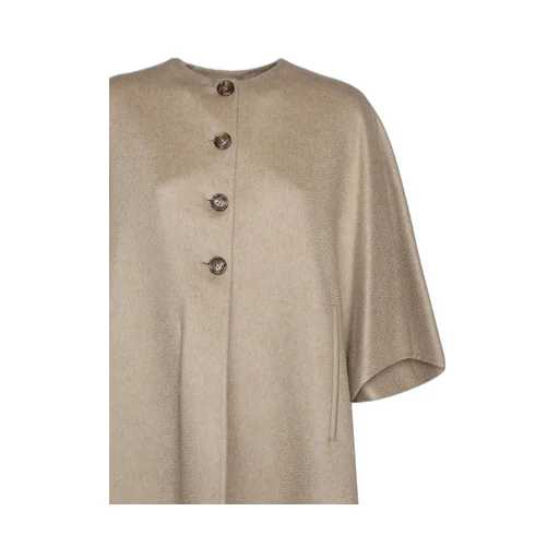 Max Mara Short-Sleeved Crewneck Coat