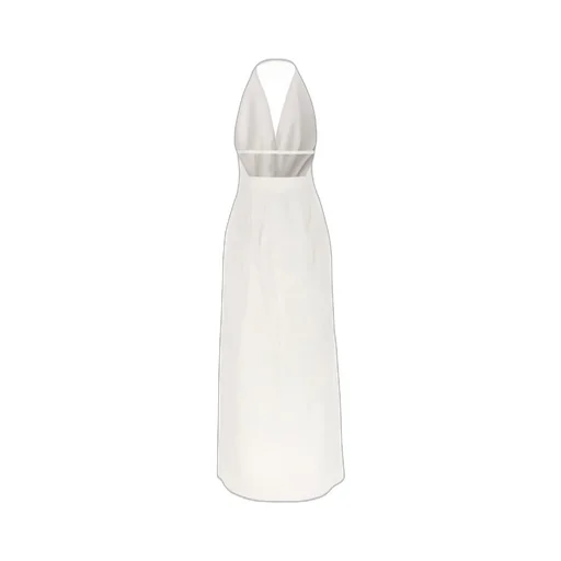 Max Mara Ancona V-Neck Belted Sleeveless Dress