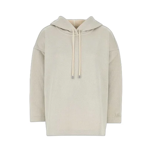 Max Mara Logo Embroidered Drawstring Hoodie