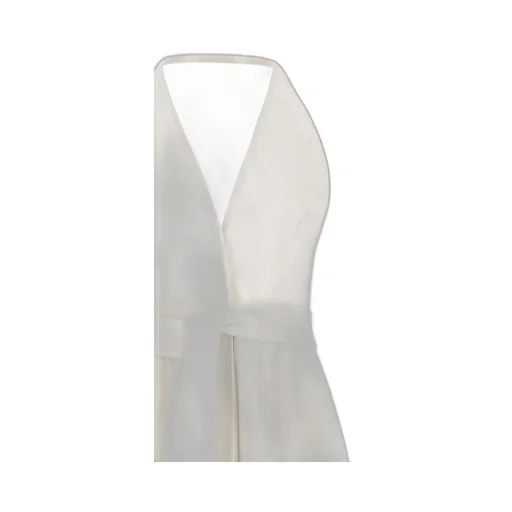 Max Mara Ancona V-Neck Belted Sleeveless Dress
