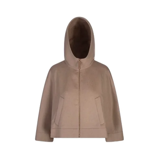 Max Mara Zip-Up Hooded Jacket