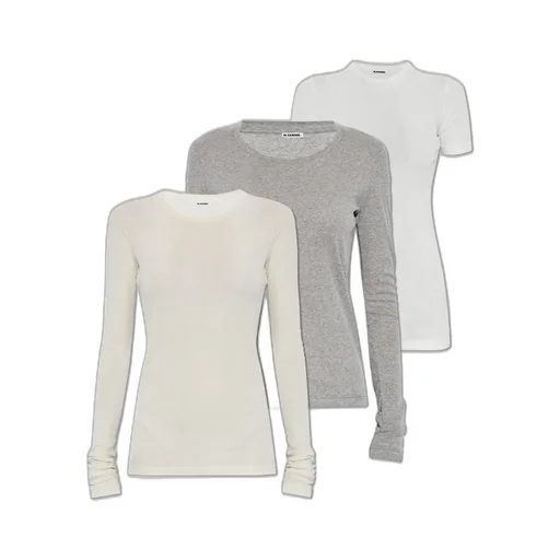Jil Sander Crewneck Three Pack T-Shirt