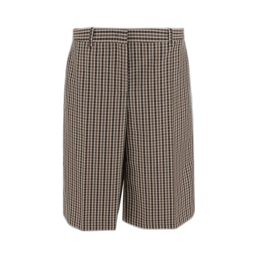 Jil Sander Checked Shorts