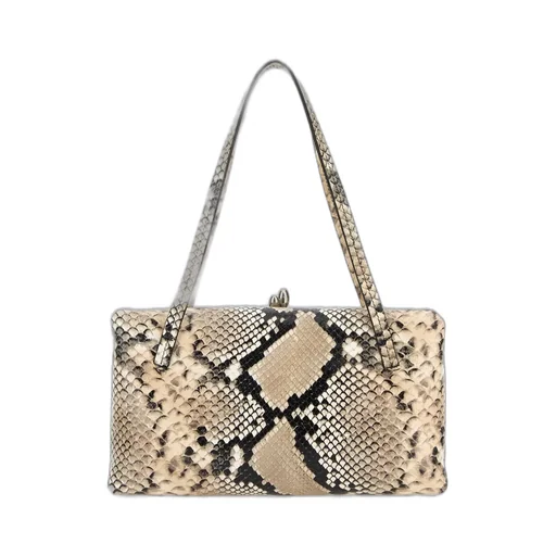 Jil Sander Snakeskin Printed Tote Bag
