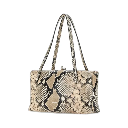 Jil Sander Snakeskin Printed Tote Bag