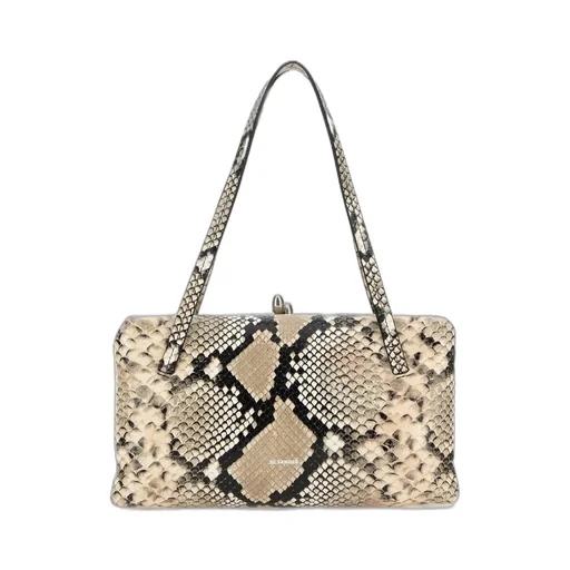 Jil Sander Snakeskin Printed Tote Bag