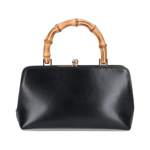 Jil Sander Goji Logo Embossed Mini Top Handle Bag