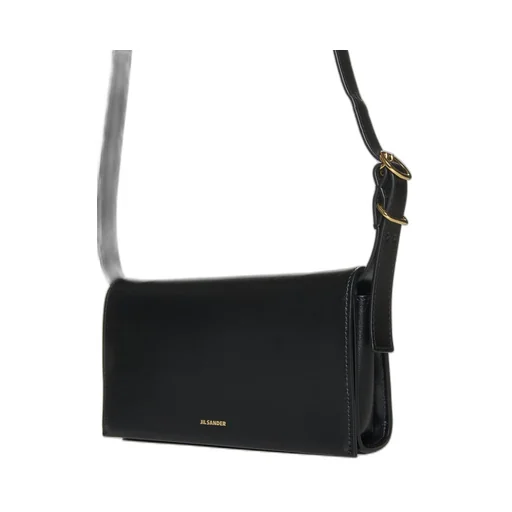Jil Sander Logo Printed Shoulder Bag