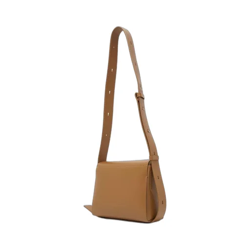 Jil Sander Logo-Printed Foldover Top Shoulder Bag
