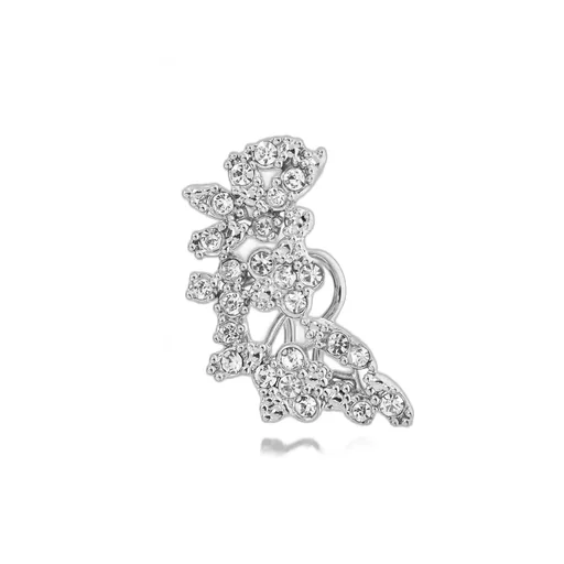 Jil Sander Logo Engraved Embellished Earrings