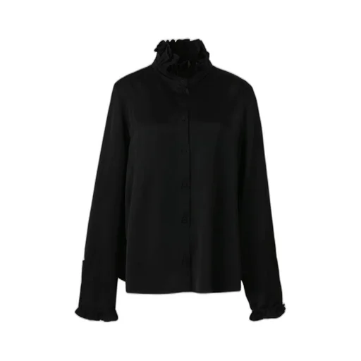 Jil Sander Ruffle Long Sleeved Shirt