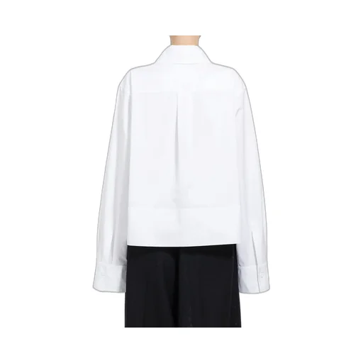 Jil Sander Long-Sleeved Straight Hem Shirt