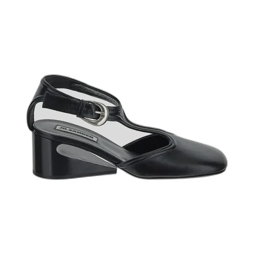 Jil Sander Mary Jane Buckled Pumps