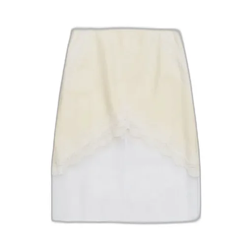 Jil Sander Lace-Panelled Midi Skirt