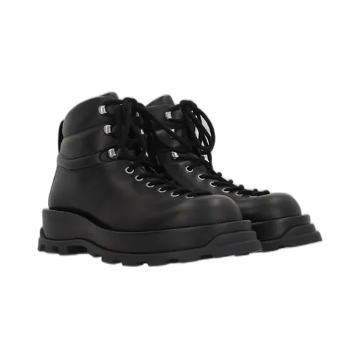 Jil Sander Round Toe Ankle Boots