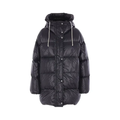 Jil Sander Drawstring Hooded Coat