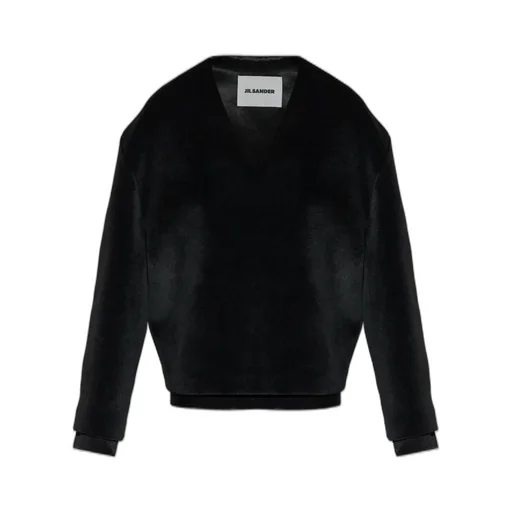 Jil Sander Long Sleeve V-Neck Jumper