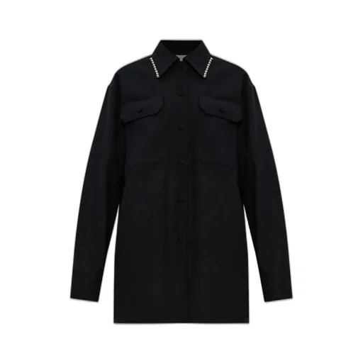 Jil Sander Studded Long-Sleeved Shirt