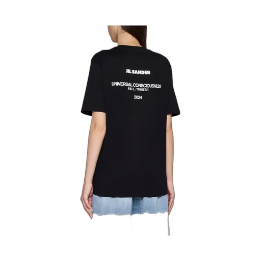 Jil Sander Logo Printed Crewneck T-Shirt