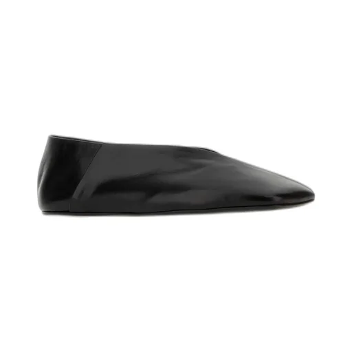 Jil Sander Tripon Square Toe Ballerina Shoes