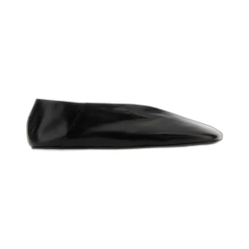 Jil Sander Tripon Square Toe Ballerina Shoes