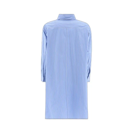 Jil Sander Sunday Long Striped Poplin Shirt