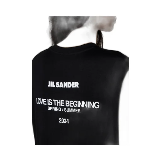 Jil Sander Logo Printed Crewneck T-Shirt