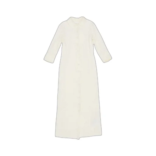 Jil Sander Floral-Embellished Buttoned Maxi Dress