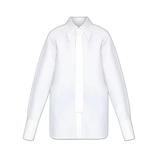 Jil Sander Tie Poplin Shirt