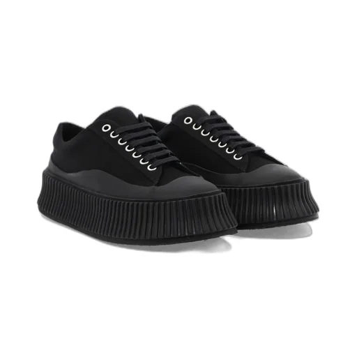 Jil Sander Round-Toe Low-Top Sneakers
