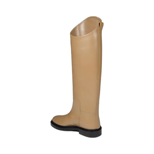 Jil Sander Almond-Toe Knee-Length Boots