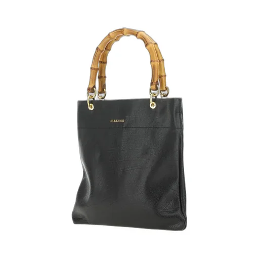 Jil Sander Logo Plaque Top Handle Bag