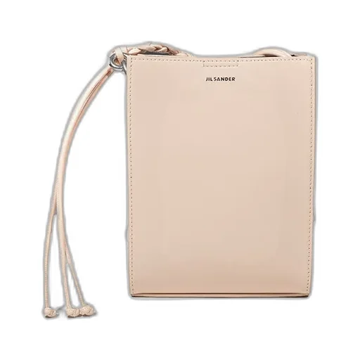 Jil Sander Tangle Rings Logo-Printed Crossbody Bag