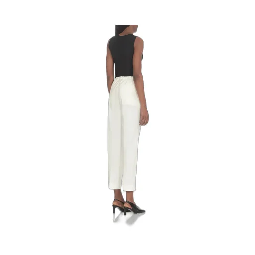 Jil Sander Drawstring Cropped Trousers