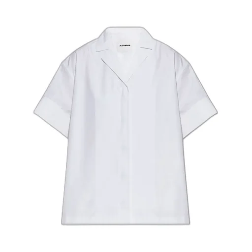 Jil Sander Short-Sleeved Poplin Shirt