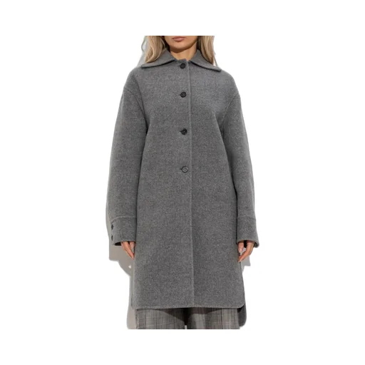 Jil Sander Single-Breasted Oversized Coat