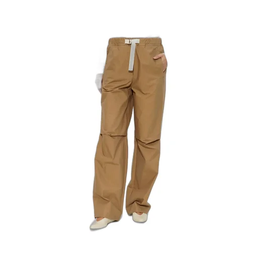 Jil Sander Belted Wide-Leg Trousers