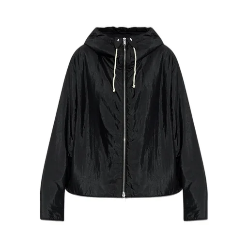 Jil Sander Drawstring Hooded Jacket
