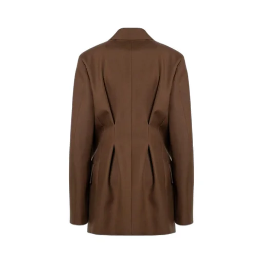 Jil Sander	Double-Breasted Long-Sleeved Blazer