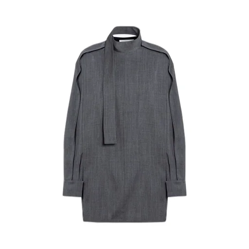 Jil Sander	Straight Hem Long-Sleeved Blouse